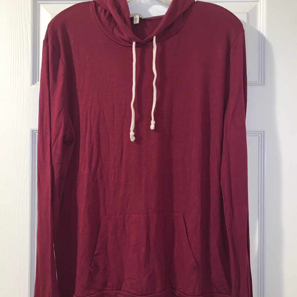Long sleeve hooded top - Express